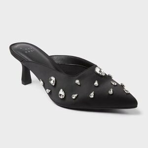 NWT A New Day Katia Heels Black 8 Classic